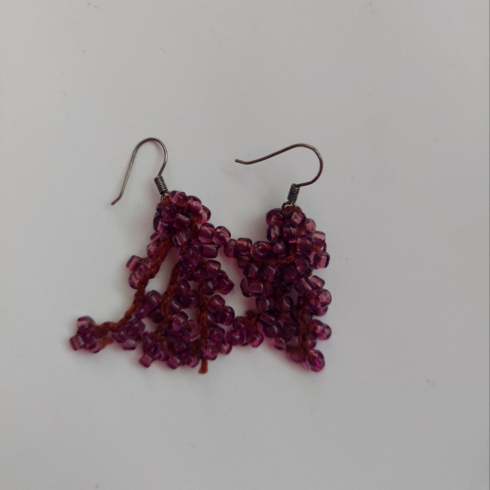 Cool Grape looking earrings!